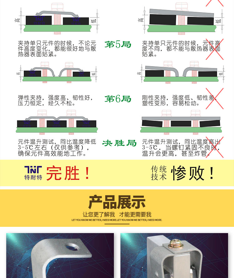 电子芯片散热压片