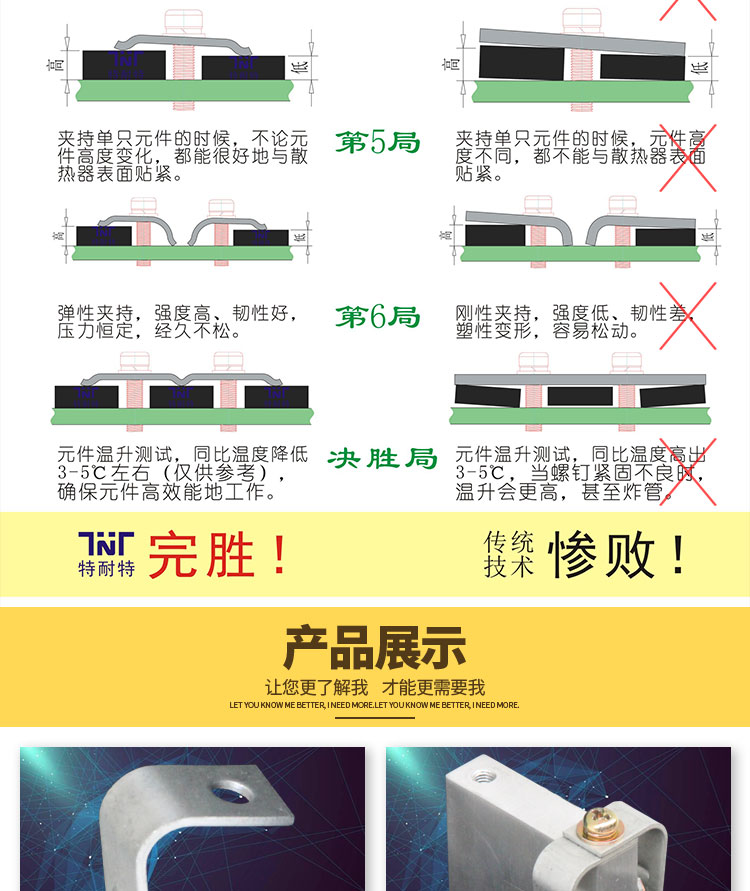 充电桩电源散热压条